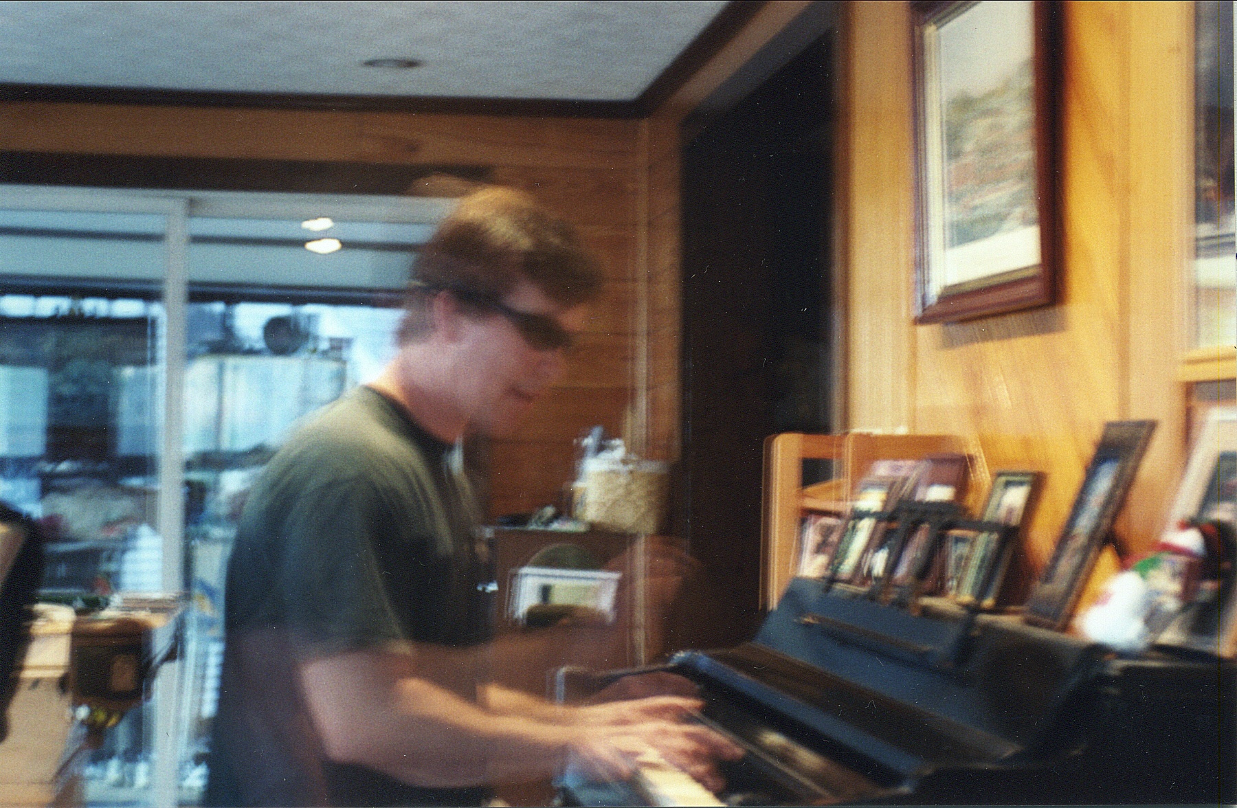 thumper newman playing the piano